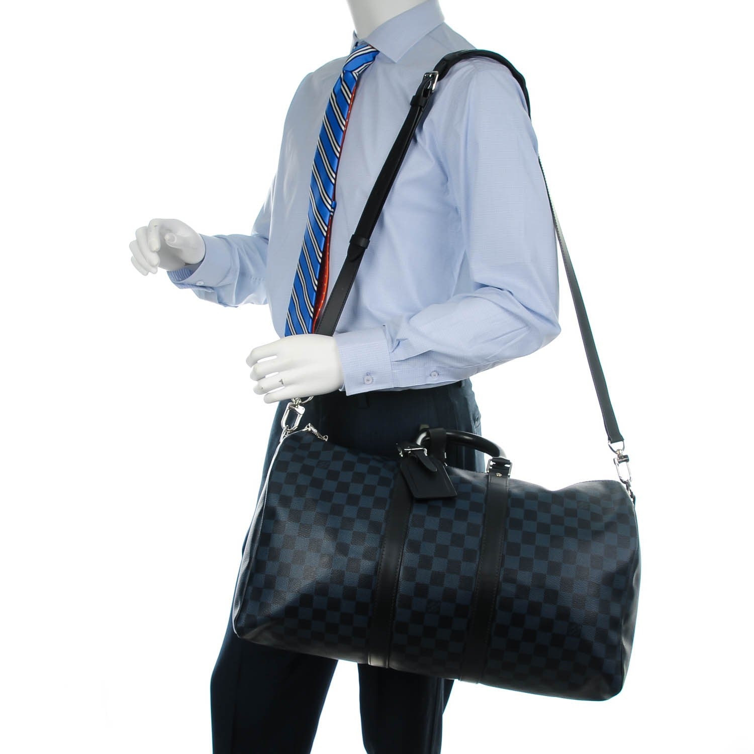 Louis Vuitton Damier Cobalt Keepall Bandouliere 45 2 of 8