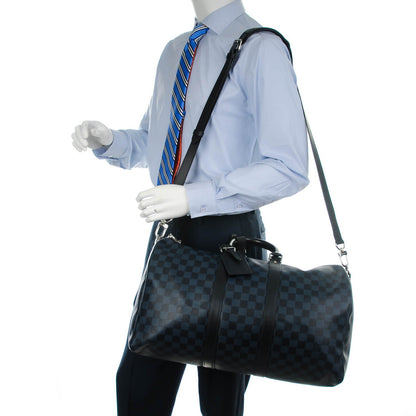 Louis Vuitton Damier Cobalt Keepall Bandouliere 45 2 of 8