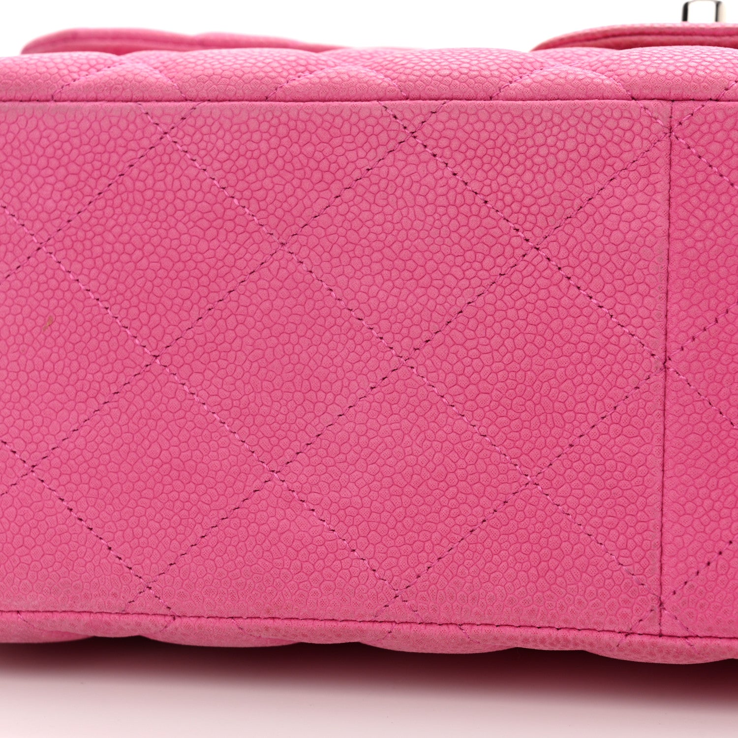 Chanel Iridescent Caviar Quilted Jumbo Double Flap Pink 18 of 19