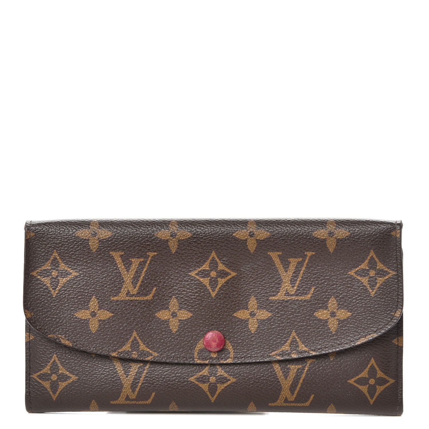 Louis Vuitton Monogram Emilie Wallet Fuchsia 1 of 8