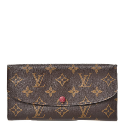 Louis Vuitton Monogram Emilie Wallet Fuchsia 1 of 8