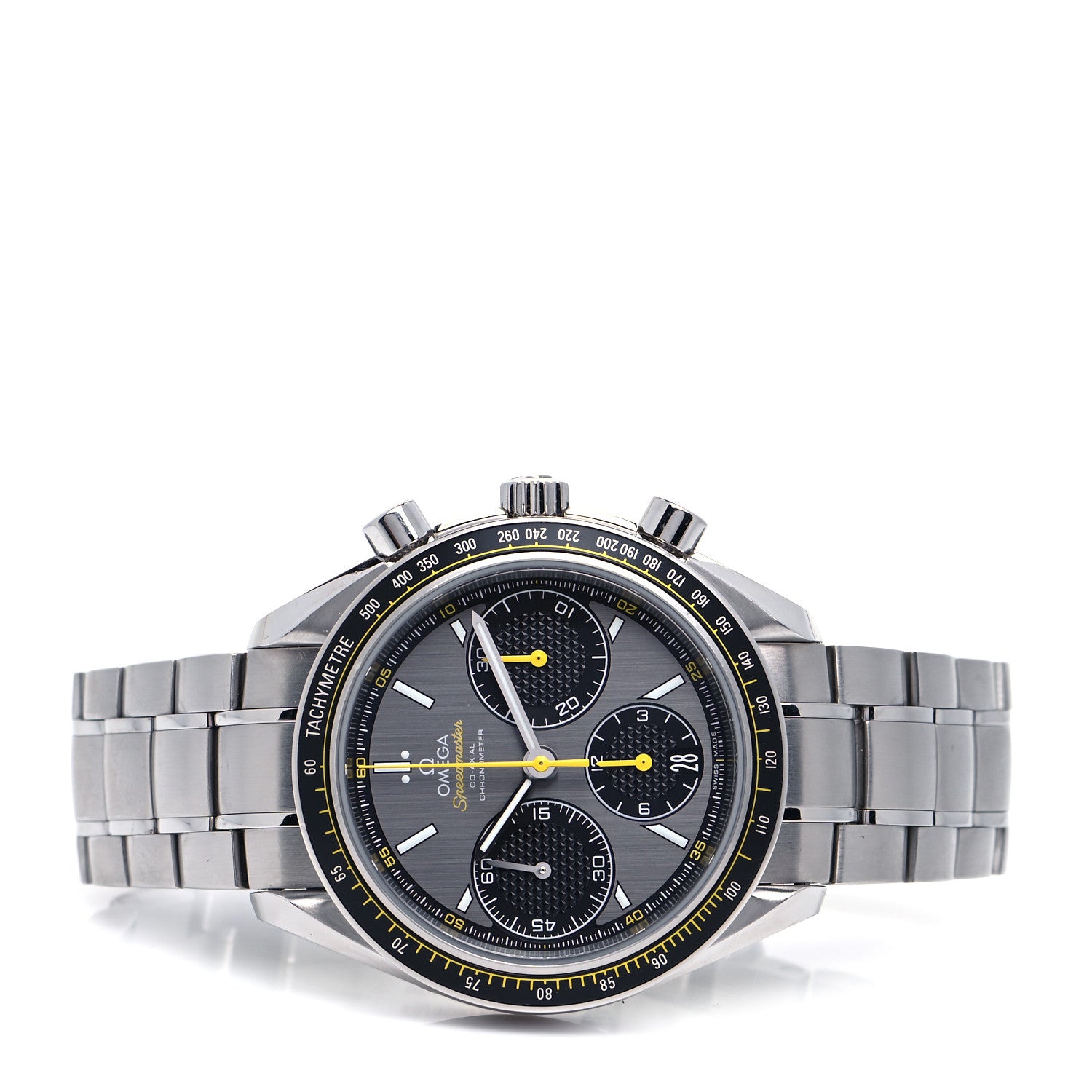 Omega Stainless Steel 40mm Speedmaster Racing Co-Axial Chronograph Automatic Watch Grey 326.30.40.50.06.001 2 of 5