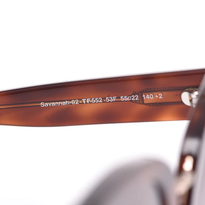 Tom Ford Savannah Sunglasses TF552 Tortoise 6 of 9