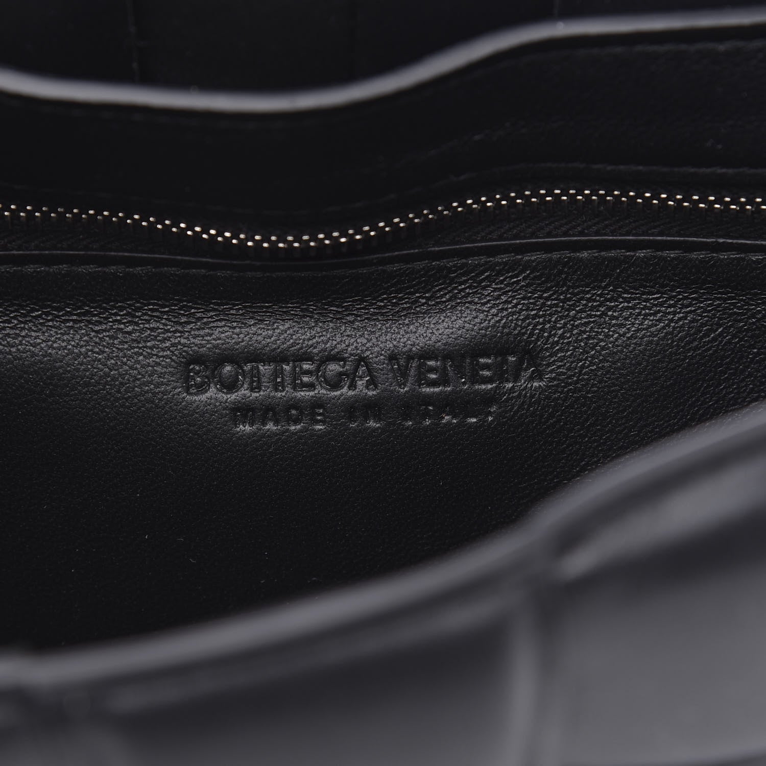 Bottega Veneta Lambskin Maxi Intreccio Padded Chain Cassette Crossbody Bag Black 6 of 10