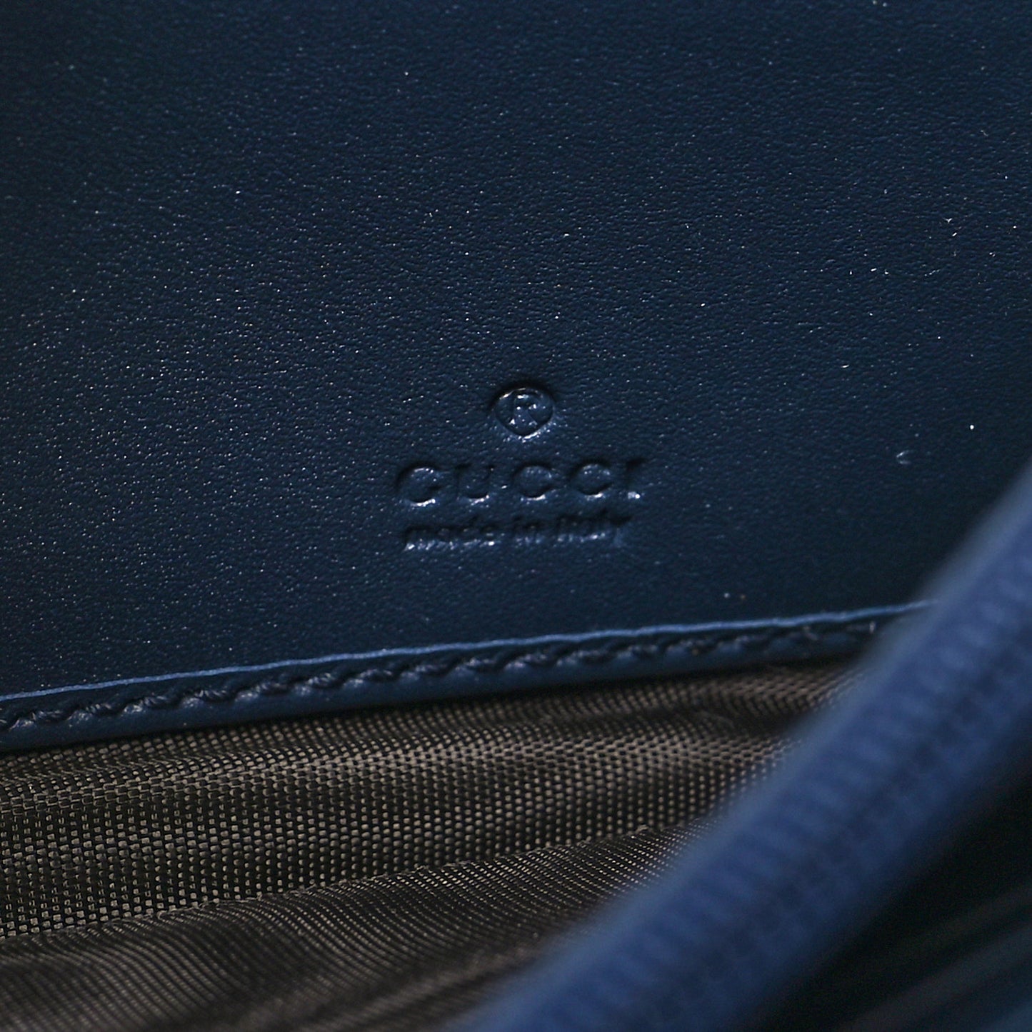 Denim Matelasse Pearly GG Marmont Continental Wallet Blue