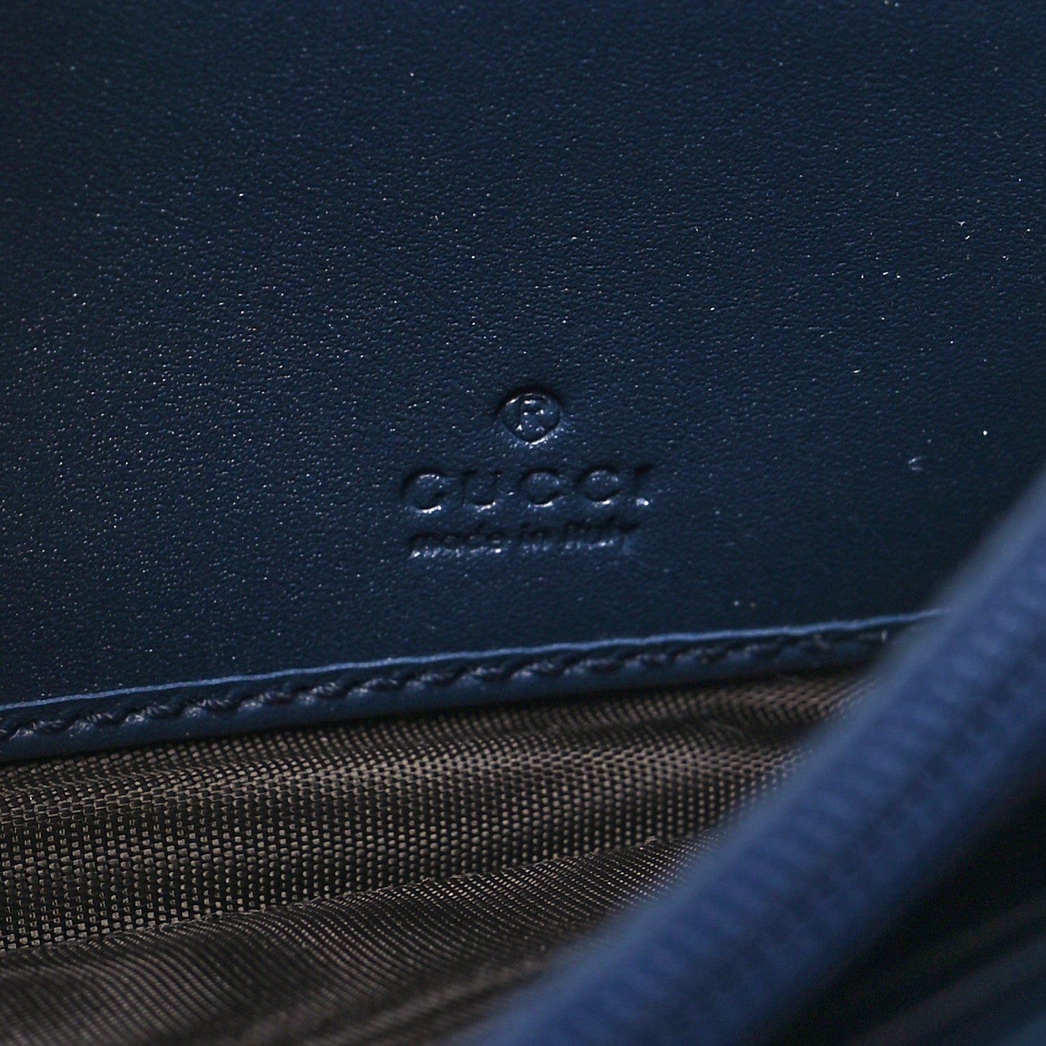 Gucci Denim Matelasse Pearly GG Marmont Continental Wallet Blue 6 of 9
