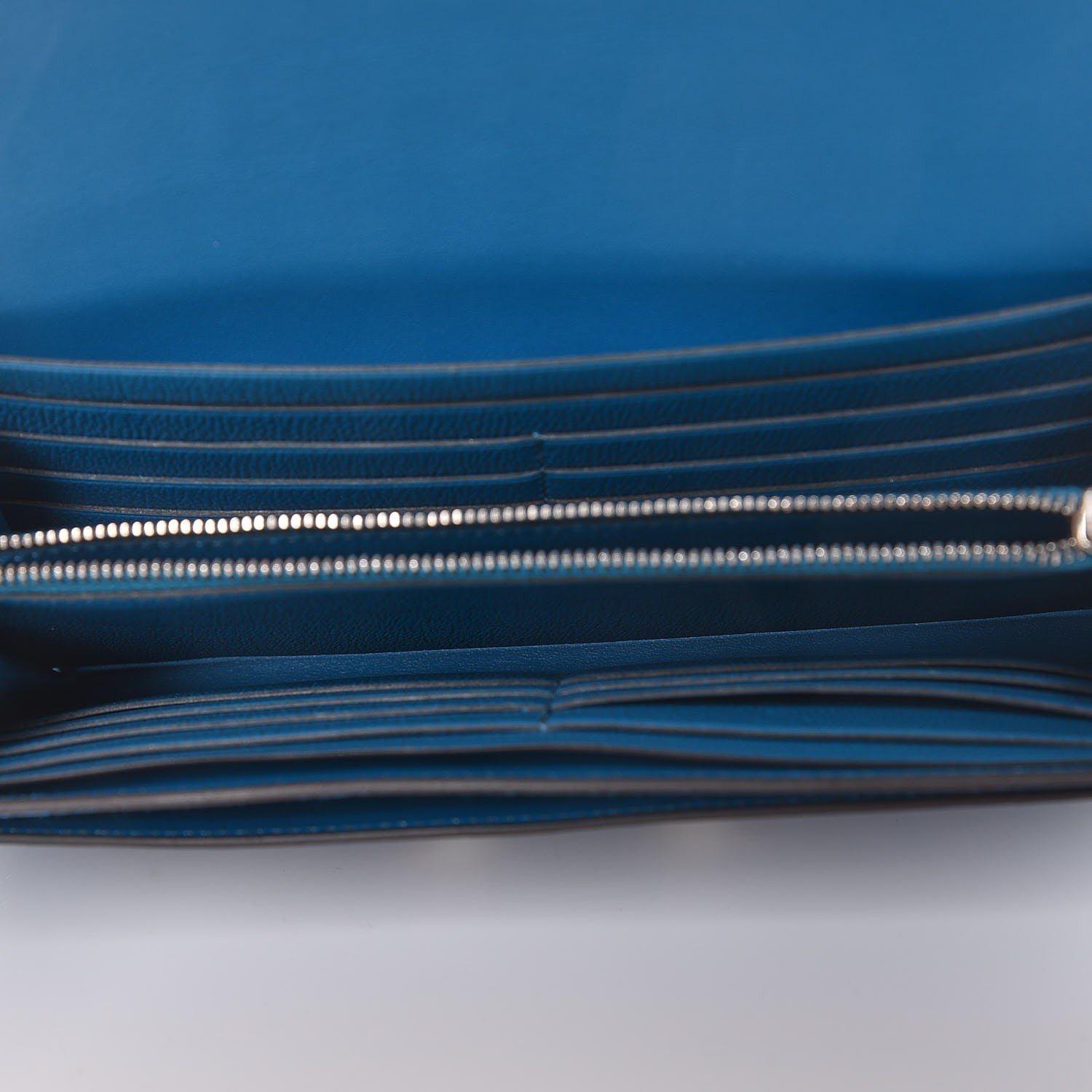 Hermes Shiny Alligator Constance Wallet Bleu Izmir 5 of 9