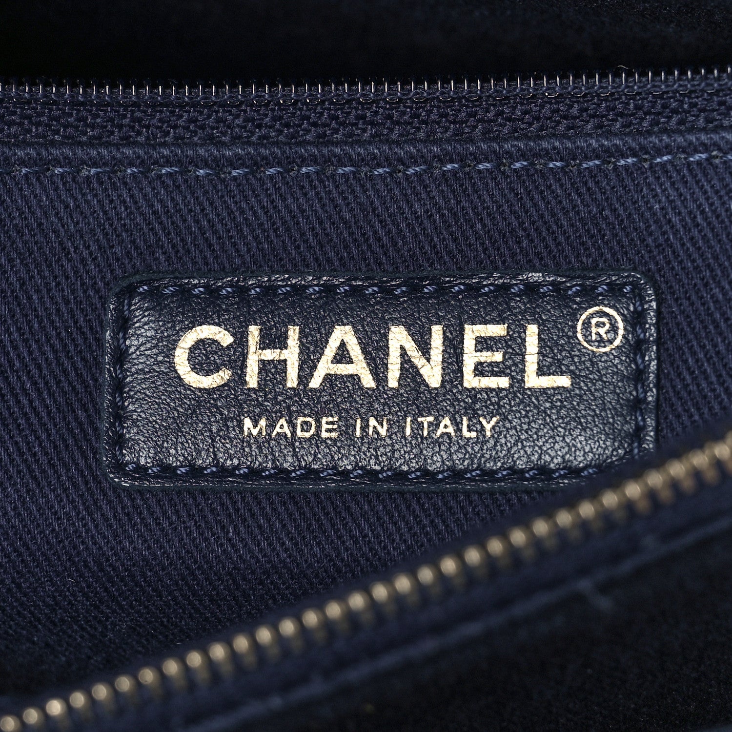 Chanel Aged Calfskin Chevron Quilted Small Coco Handle Flap Navy 7 of 11