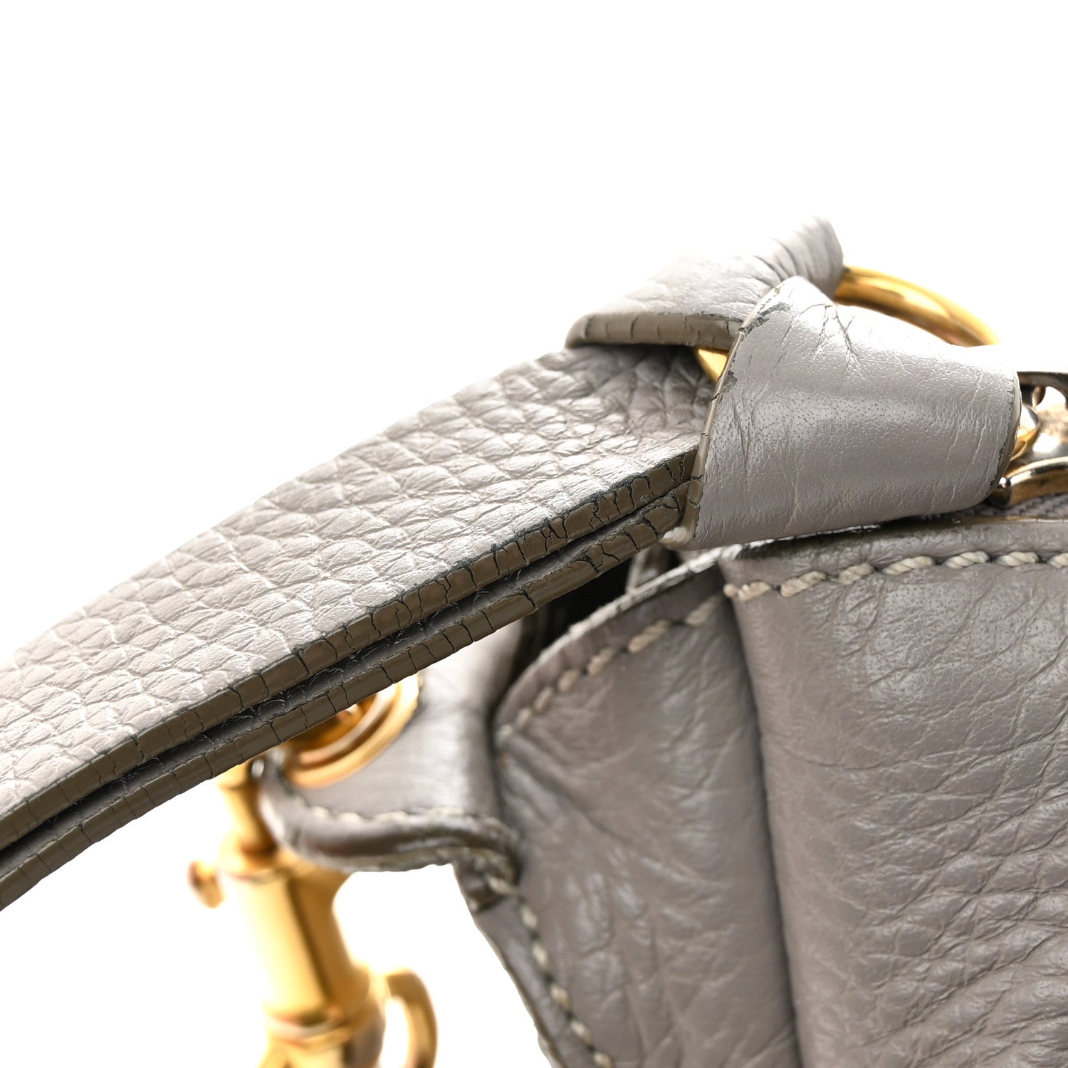 Chloe Calfskin Medium Marcie Satchel Cashmere Grey 11 of 18