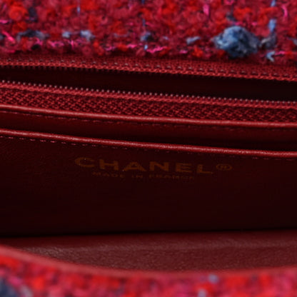 Chanel Tweed Quilted 2.55 Reissue Mini Flap Red Multicolor 6 of 10