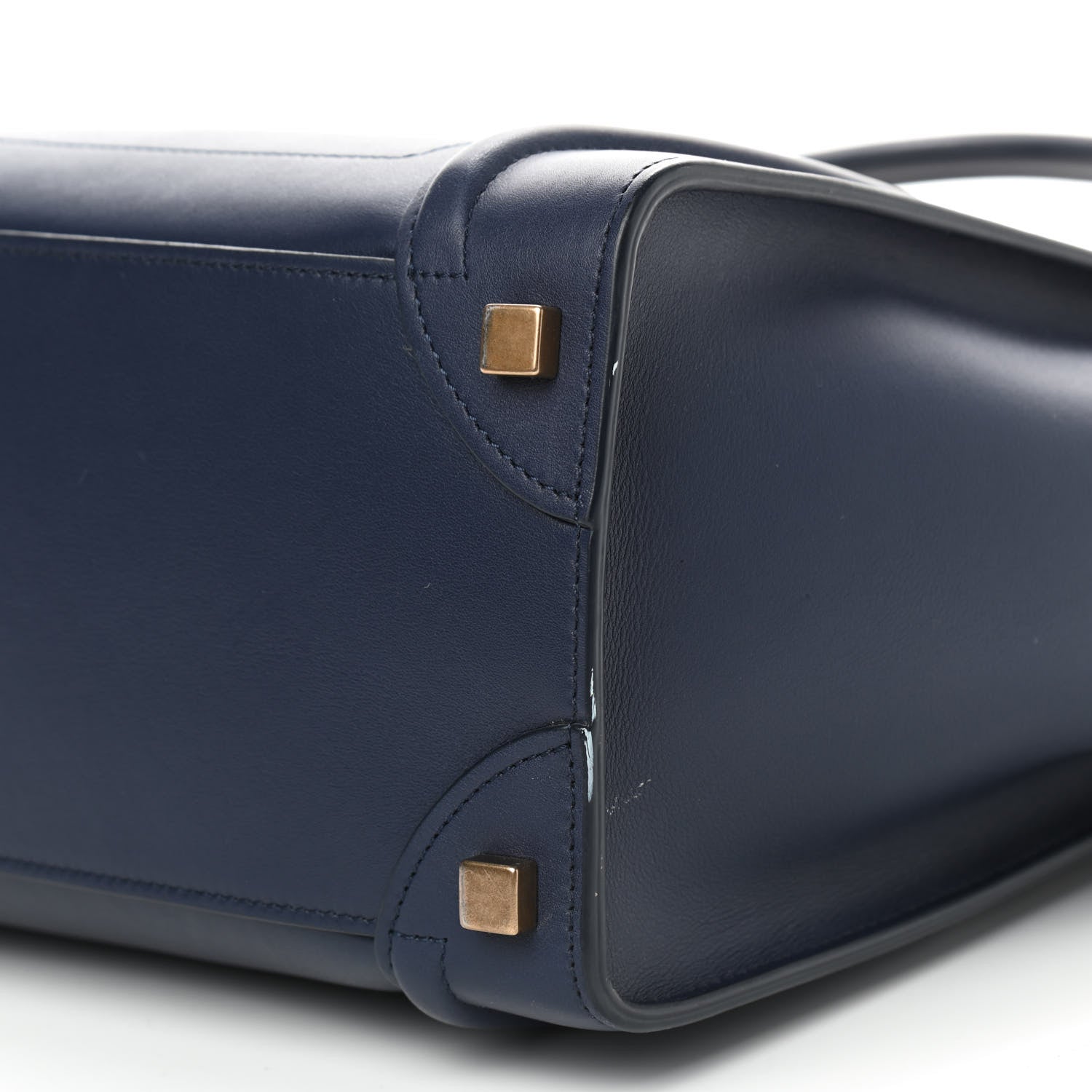 Celine Smooth Calfskin Micro Luggage Ink 6 of 10