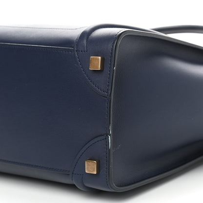 Celine Smooth Calfskin Micro Luggage Ink 6 of 10