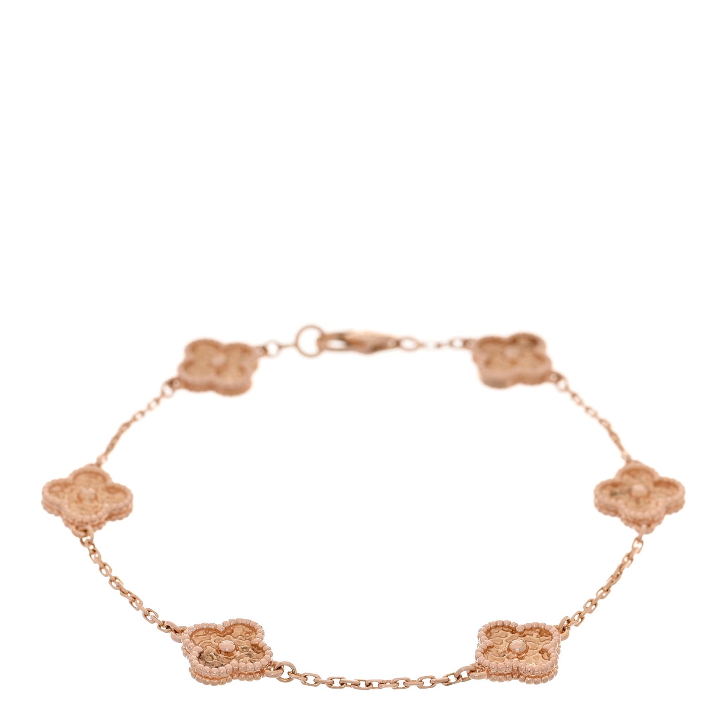 18K Rose Gold 6 Motifs Sweet Alhambra Bracelet