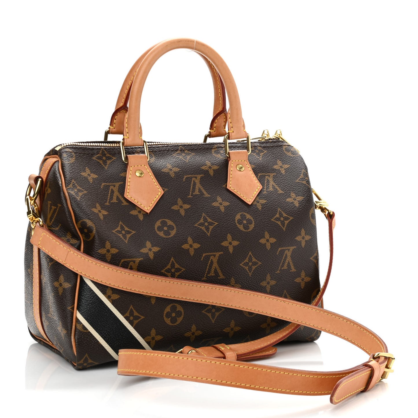 Monogram My LV Heritage Speedy Bandouliere 25 Black Ivory