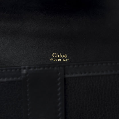 Chloe Shiny Goatskin Calfskin Mini Aby Chain Shoulder Bag Black 8 of 9