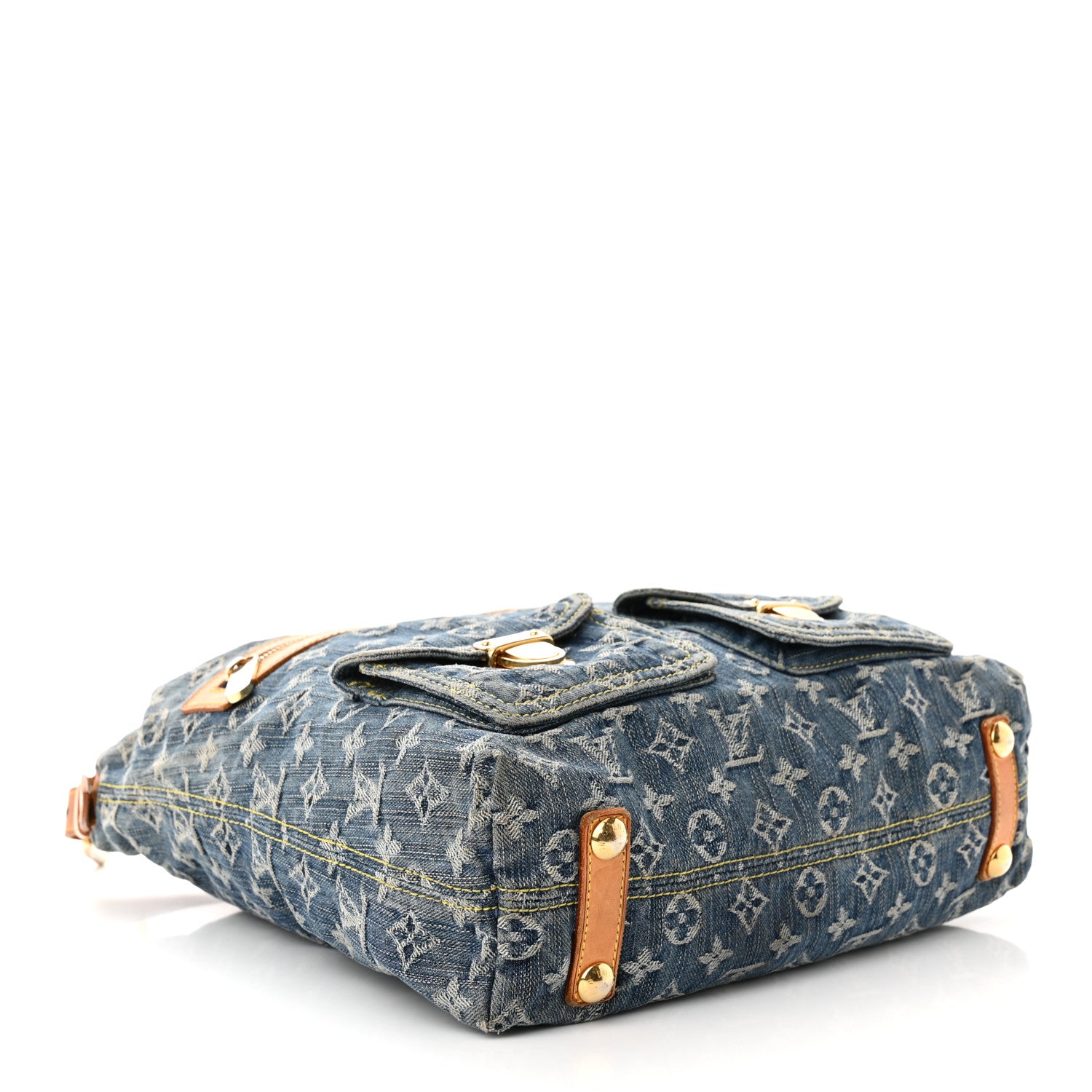 Louis Vuitton Denim Baggy GM Blue 4 of 14