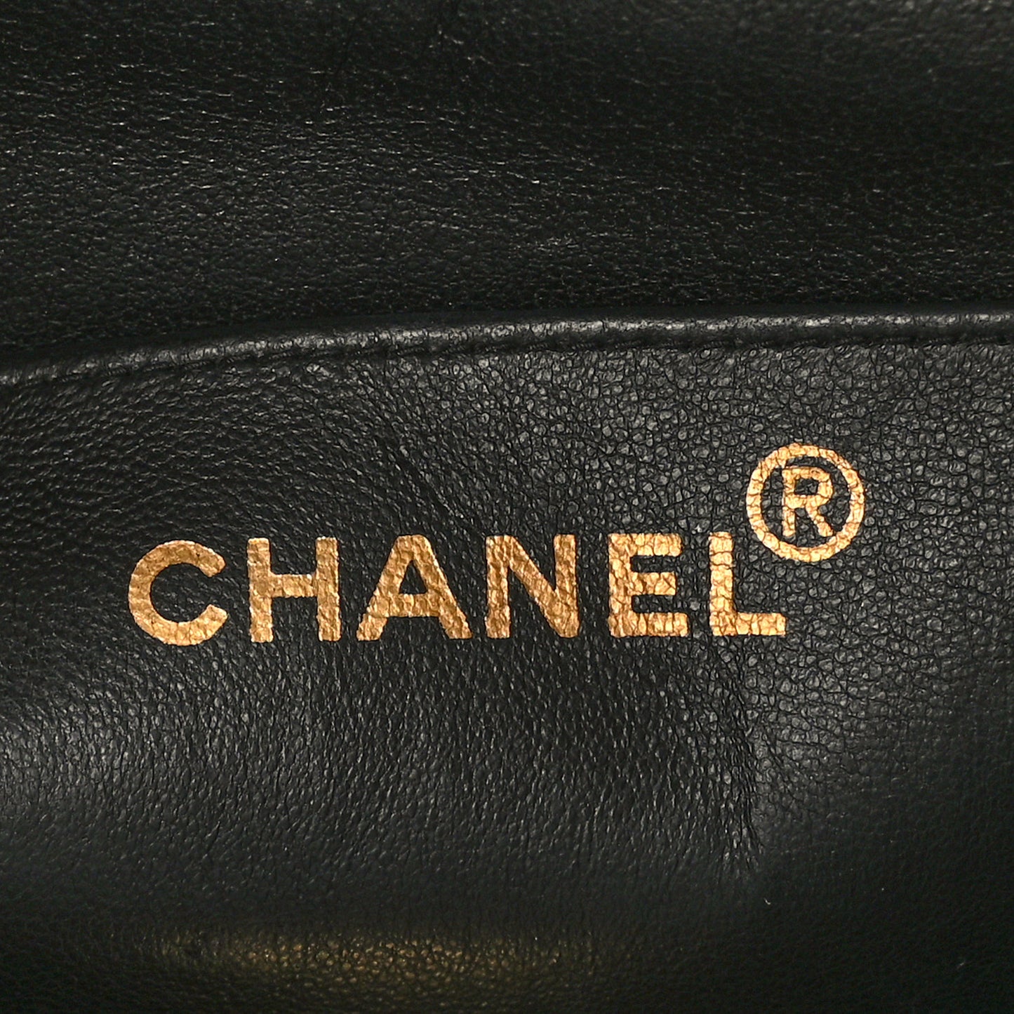 Lambskin Quilted Jumbo Single Flap Black