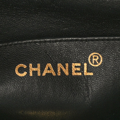 Chanel Lambskin Quilted Jumbo Single Flap Black 6 of 9