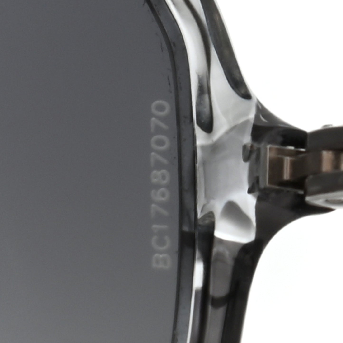 Acetate Polarized Oversized CC Sunglasses 5345-A Black Grey