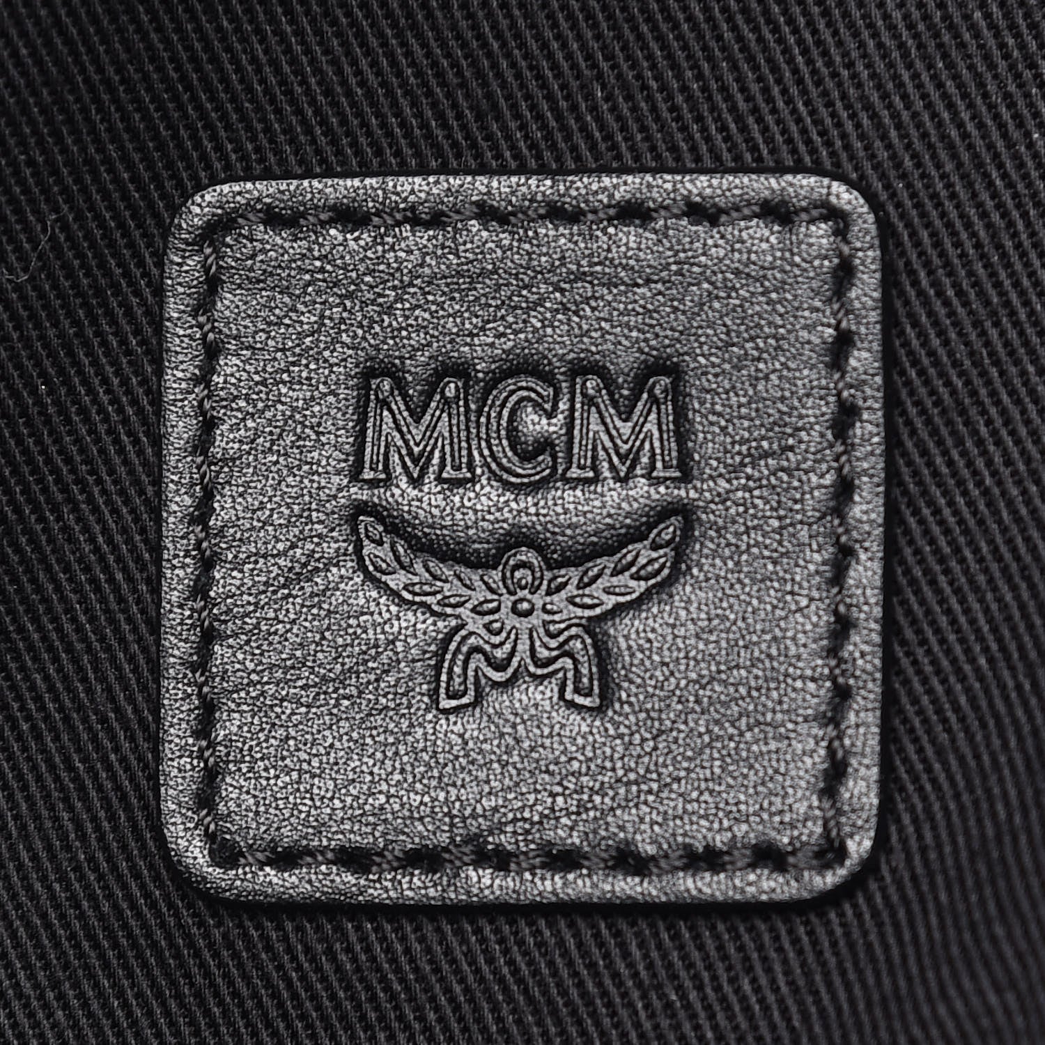 MCM Visetos Medium Stark Dietrich Laurel Backpack Black 8 of 10