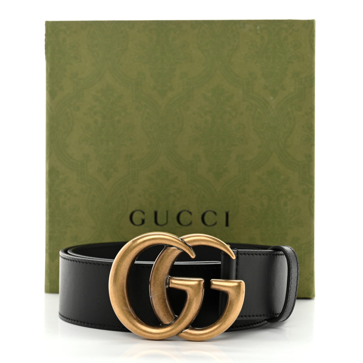 Gucci Calfskin Double G 40mm Belt 70 28 Black 5 of 5