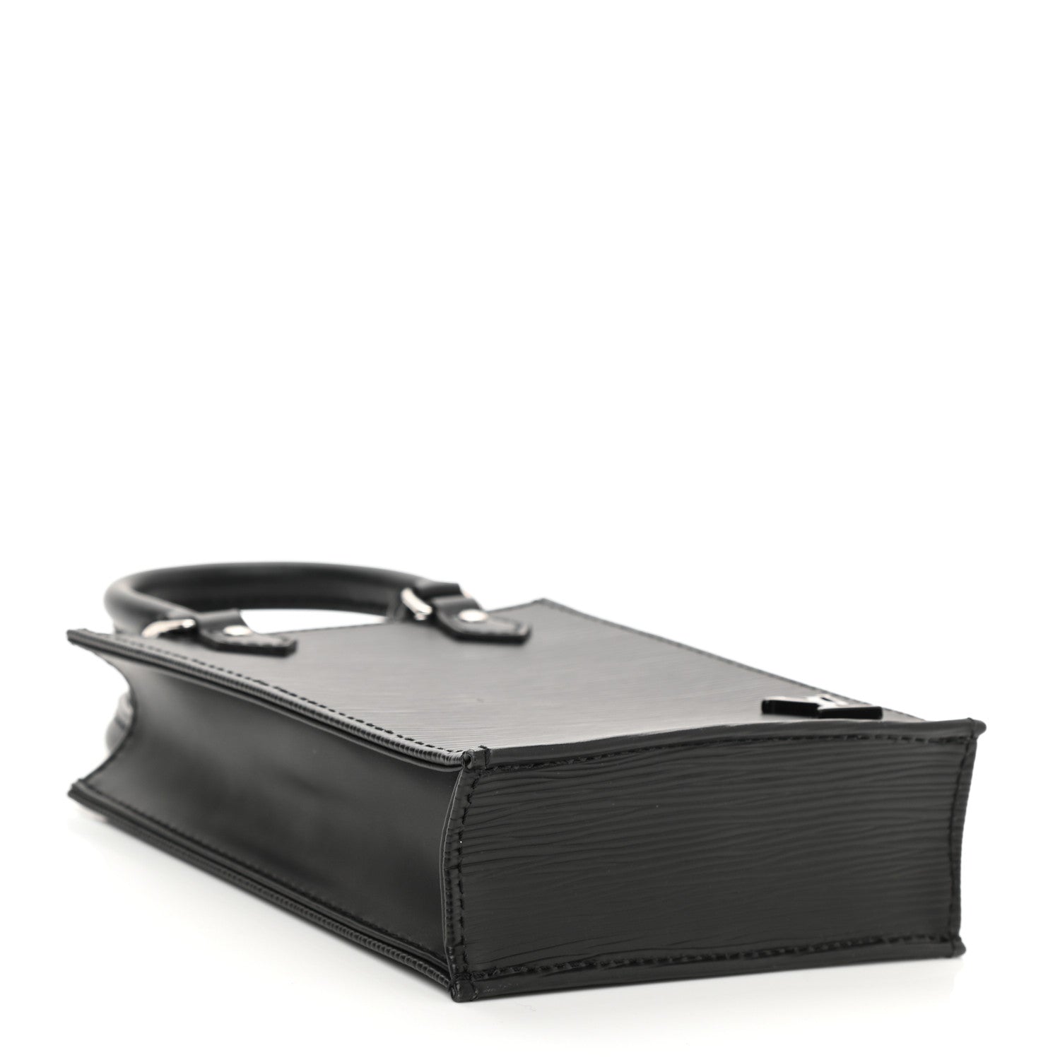 Louis Vuitton Epi Petit Sac Plat Black 4 of 7