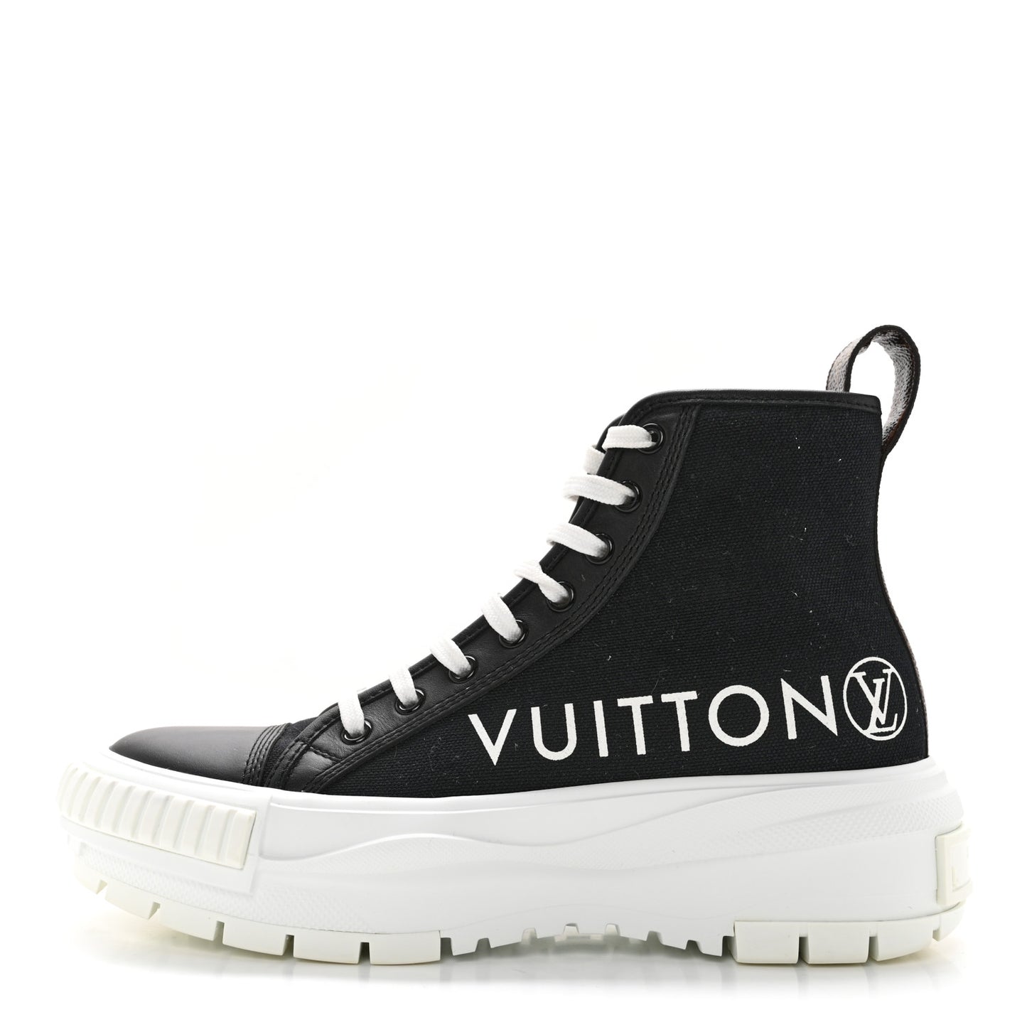 Canvas LV Squad Sneaker Boots 37 Black
