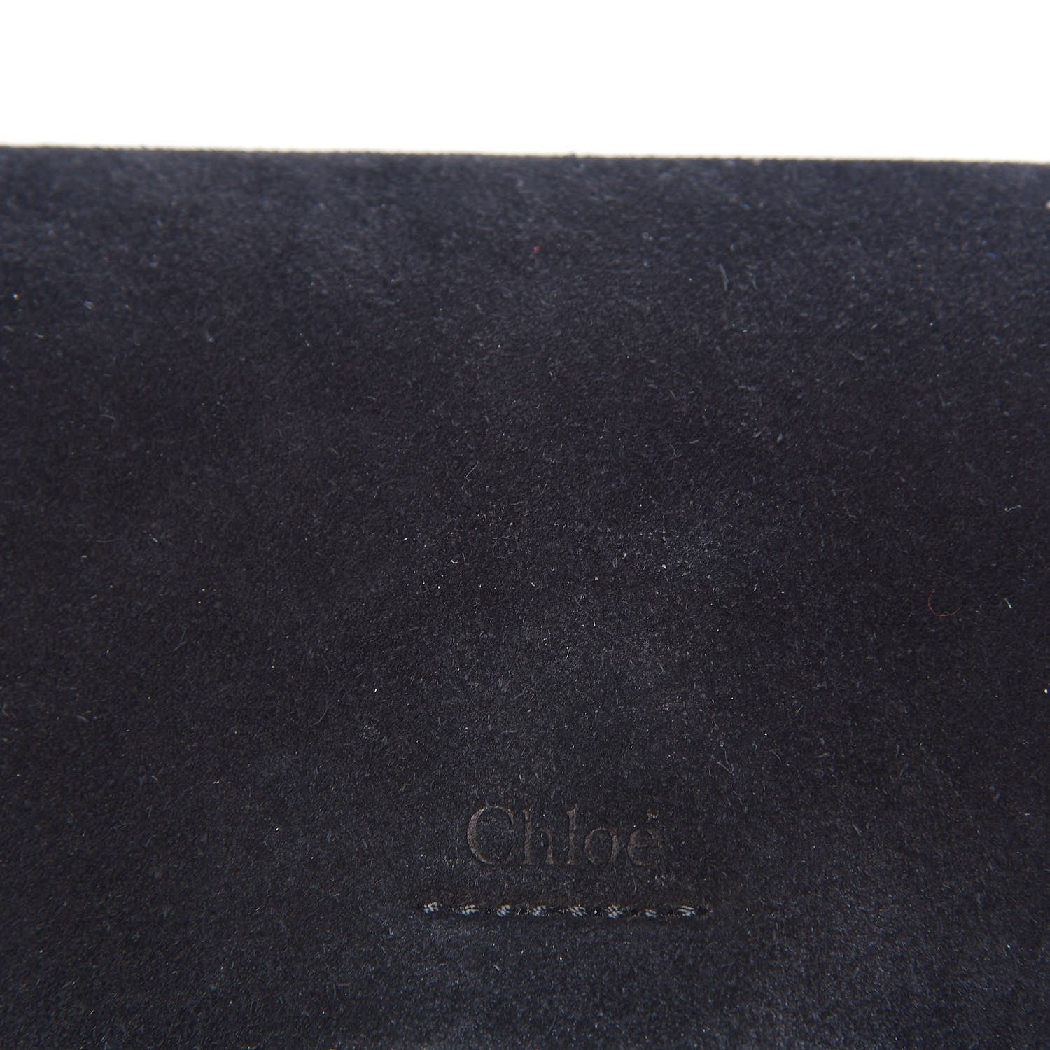 Chloe Suede Calfskin Small Faye Shoulder Bag Black 12 of 15