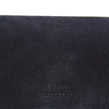 Chloe Suede Calfskin Small Faye Shoulder Bag Black 12 of 15