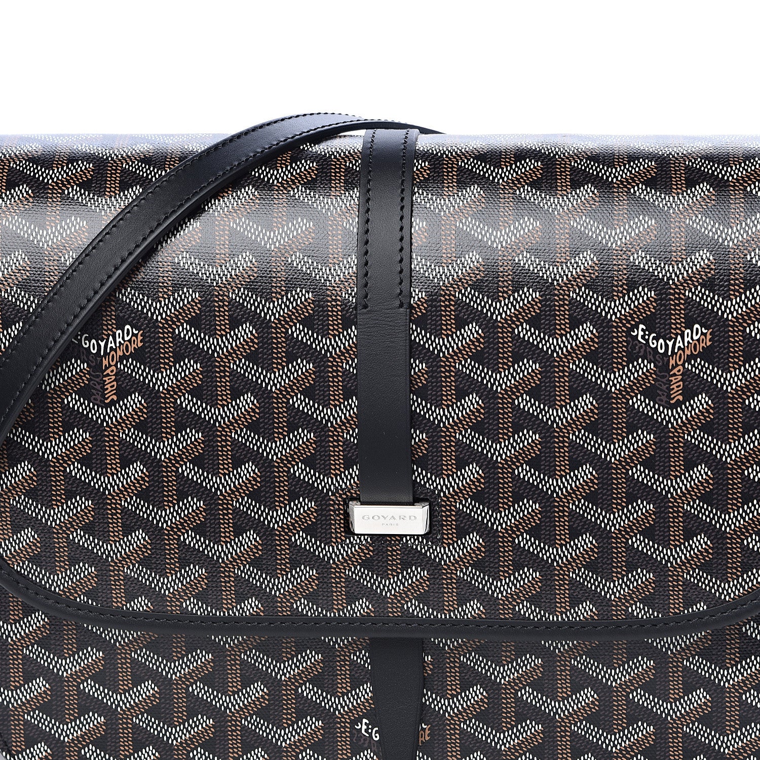 Goyard Goyardine Belvedere II MM Messenger Bag Black 12 of 12