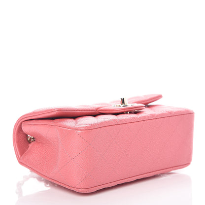Chanel Iridescent Caviar Quilted Mini Rectangular Flap Pink 4 of 10