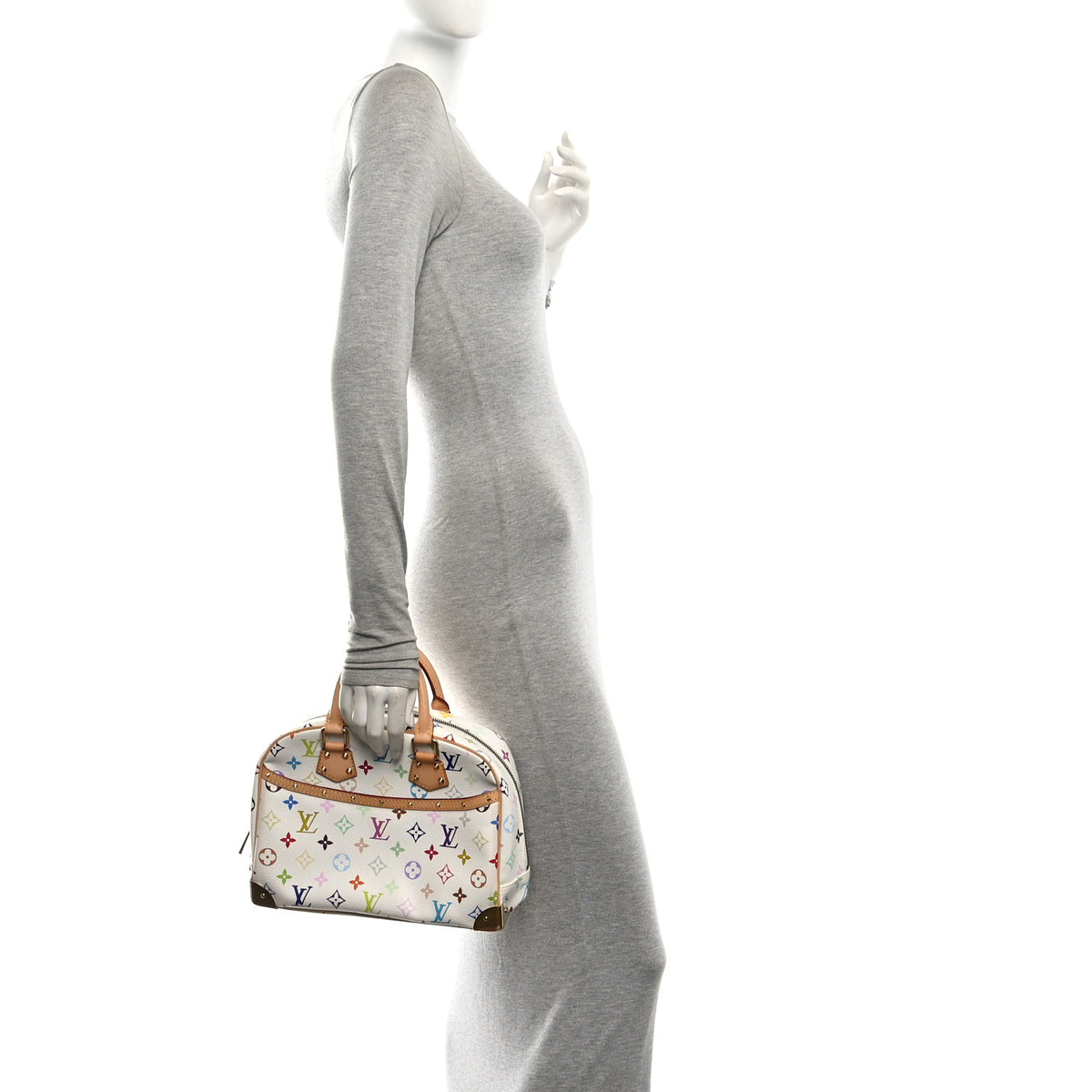 Monogram Multicolor Trouville White