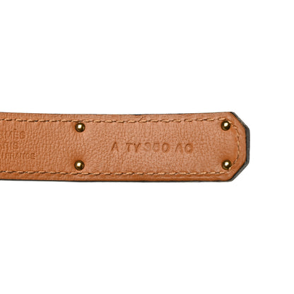 Hermes Epsom Kelly Belt Rose Extreme 4 of 4