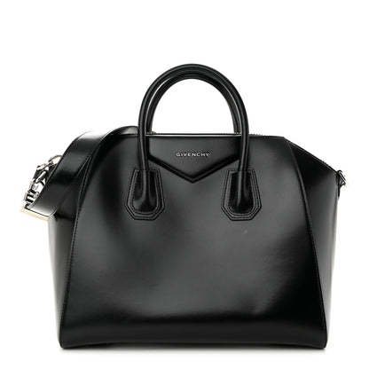 Givenchy Shiny Lord Calfskin Medium Antigona Black 1 of 10