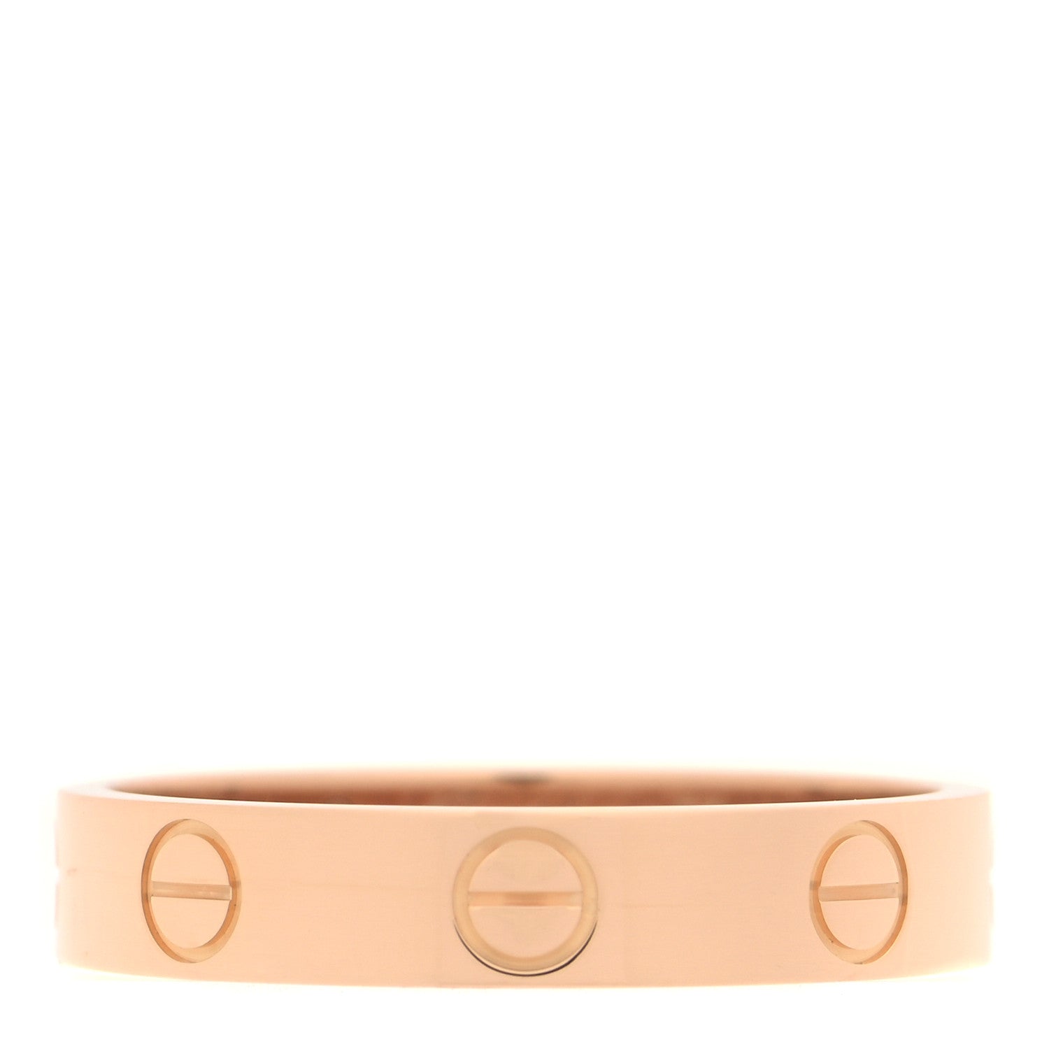 Cartier 18K Pink Gold 3.5mm LOVE Wedding Band Ring 53 6.25 3 of 5