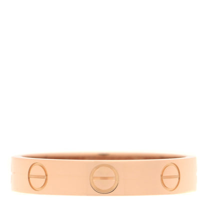 Cartier 18K Pink Gold 3.5mm LOVE Wedding Band Ring 53 6.25 3 of 5