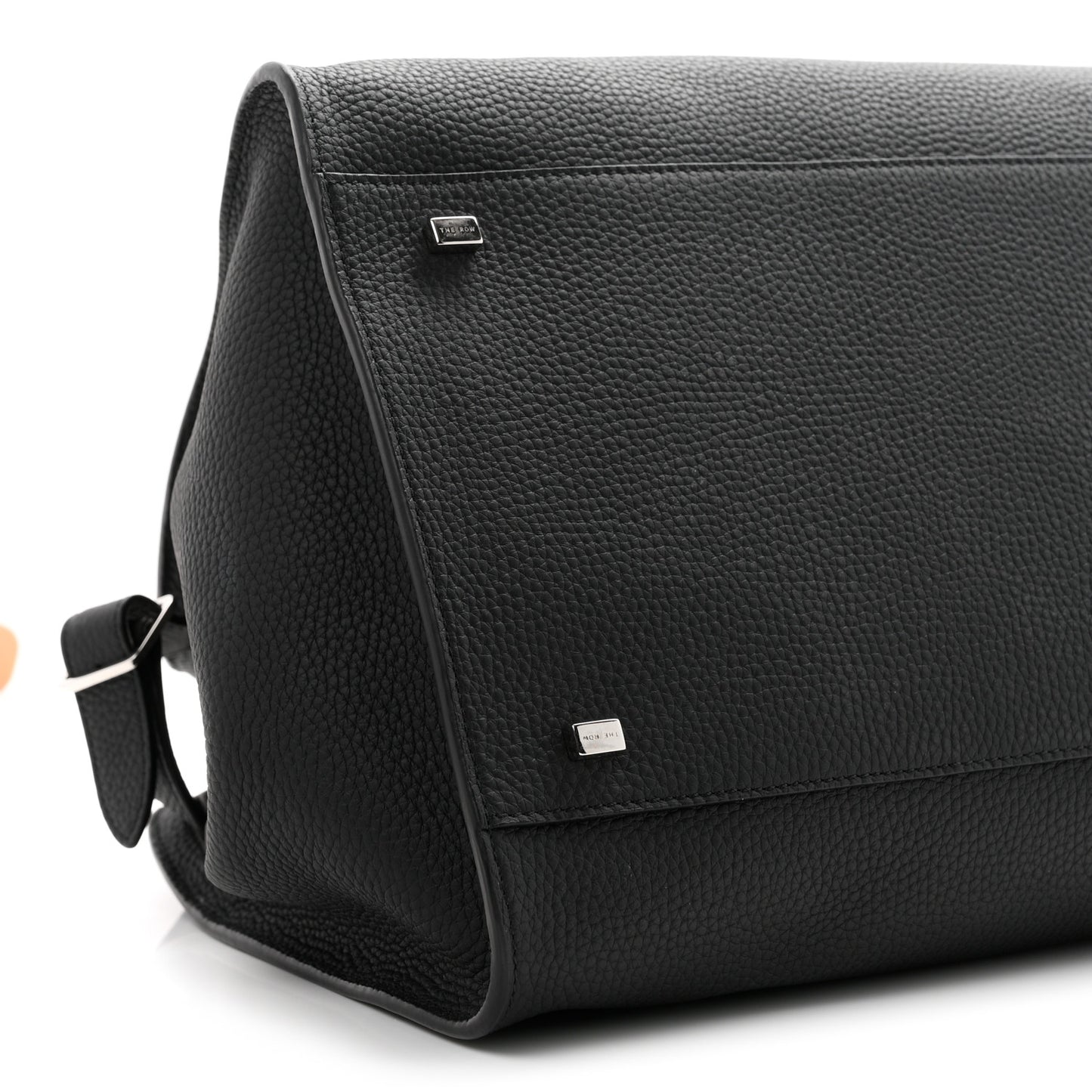 Matte Grained Calfskin Soft Margaux 15 Black