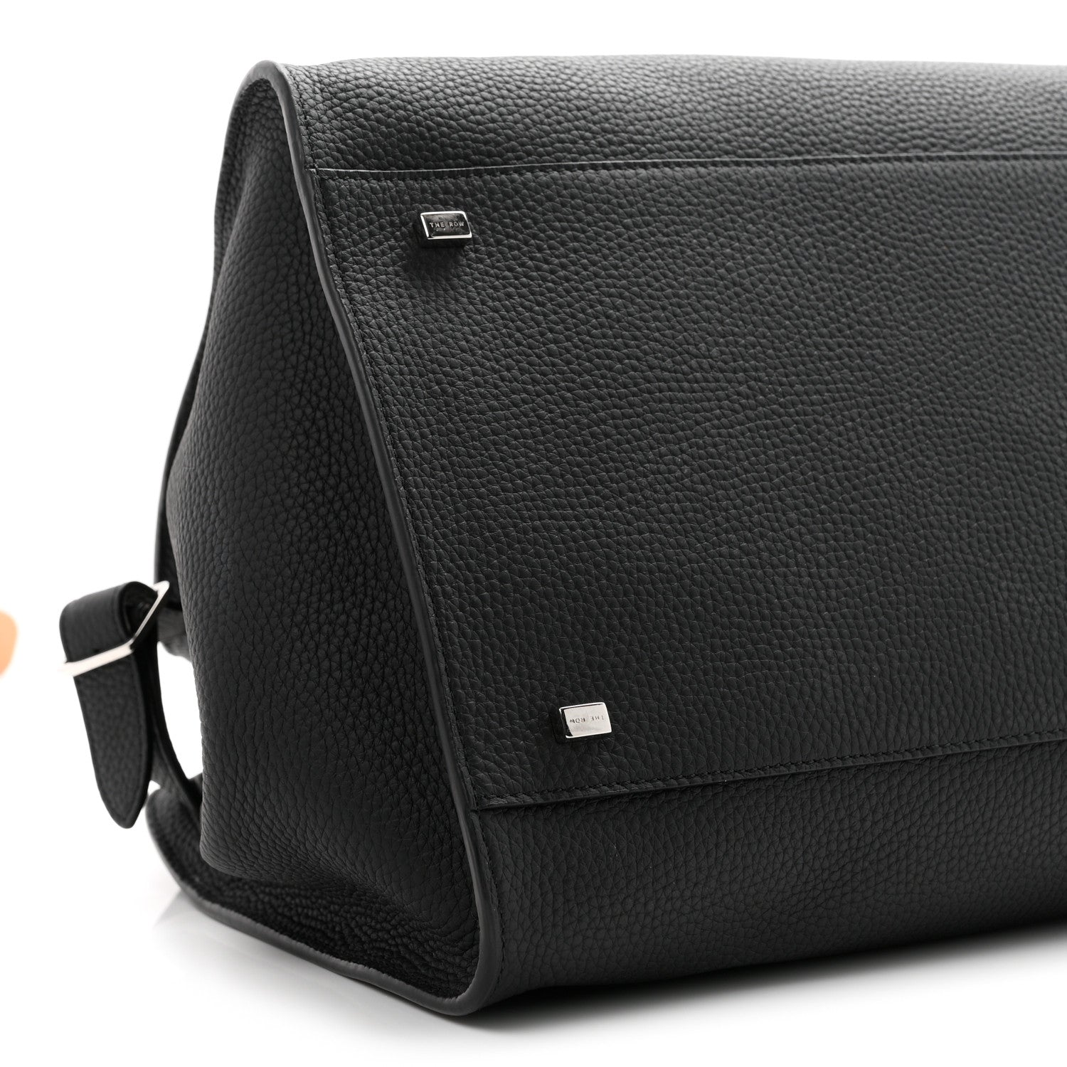 The Row Matte Grained Calfskin Soft Margaux 15 Black 8 of 9