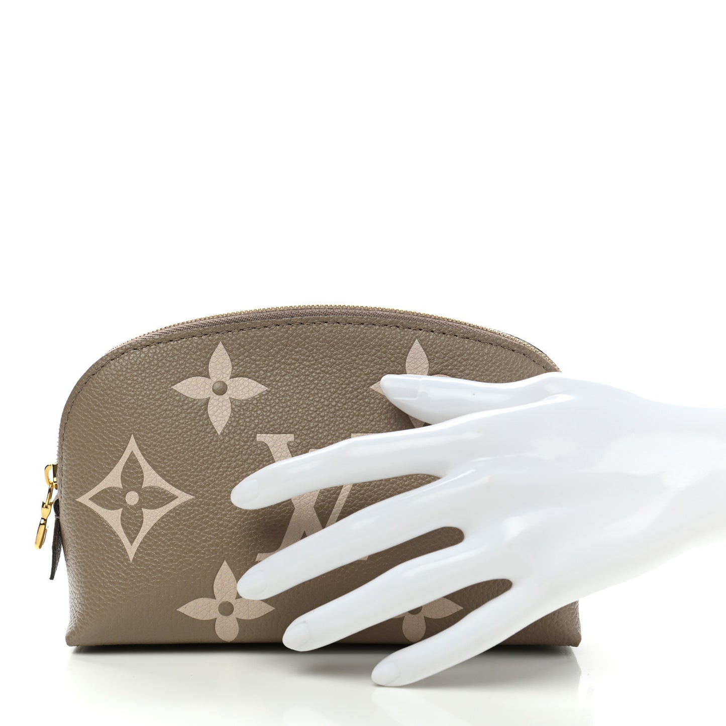 Empreinte Monogram Giant Cosmetic Pouch PM Tourterelle Crème