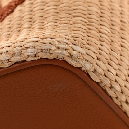 Louis Vuitton Raffia Calfskin Monogram Neonoe MM Tan 10 of 12