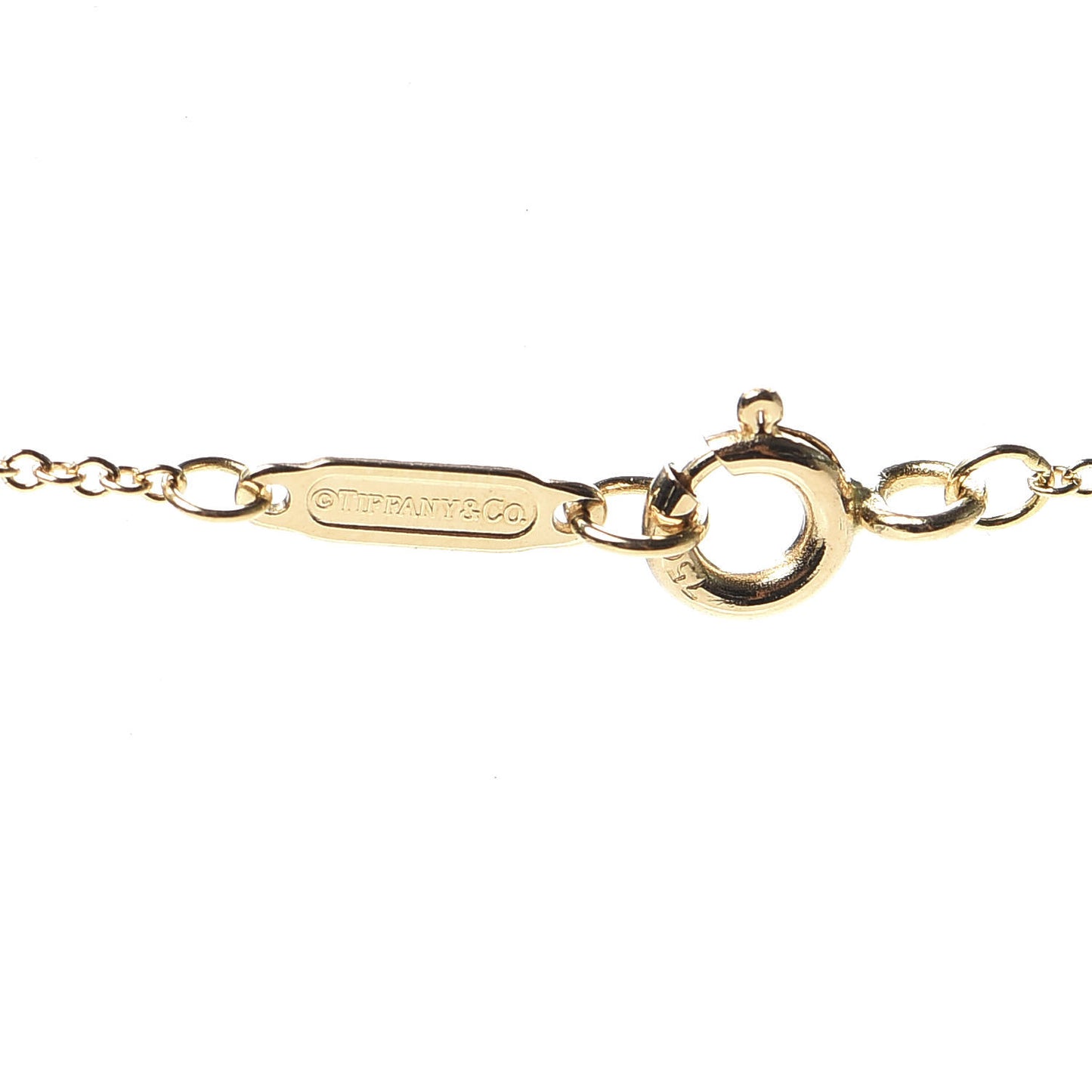 18K Yellow Gold Mini Heart Key Pendant Necklace