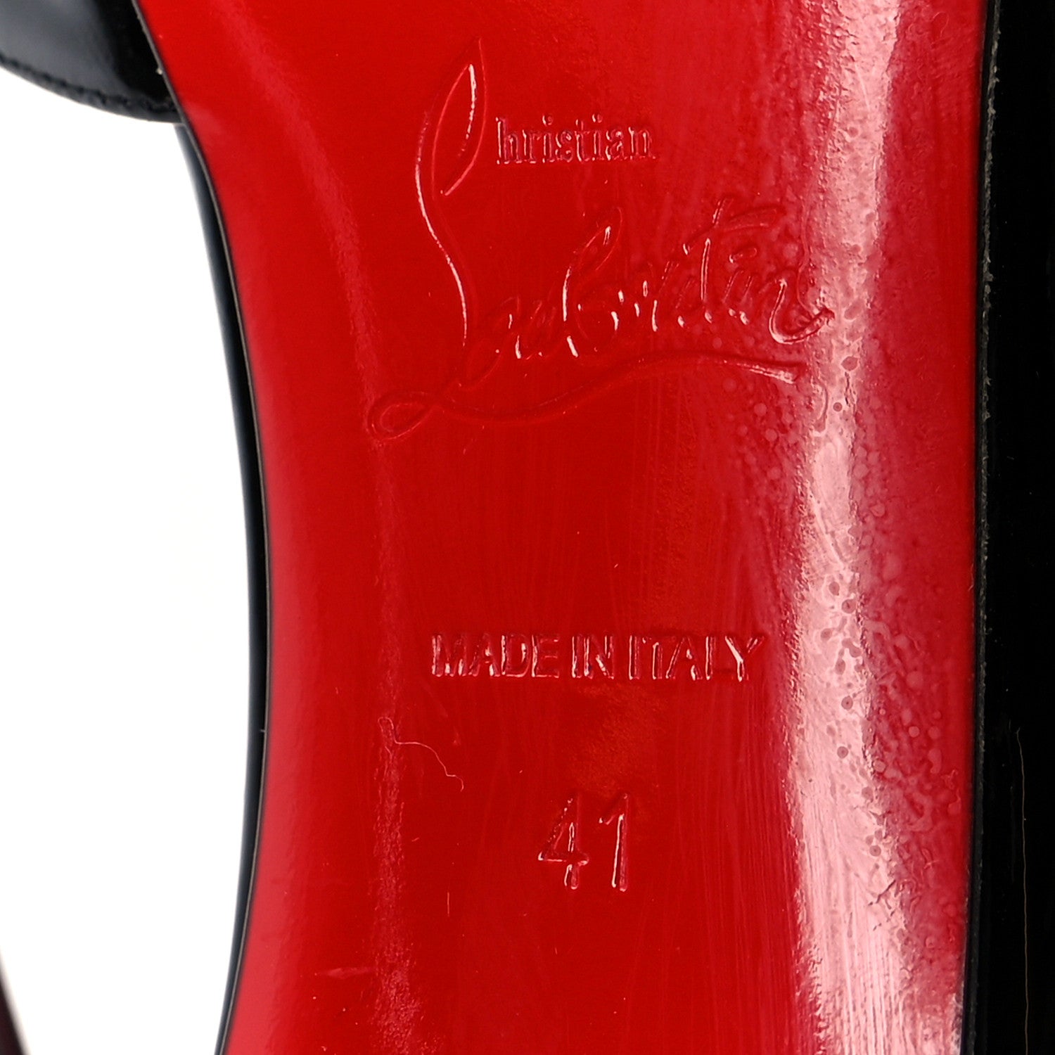 Christian Louboutin Patent Iriza 100 Pumps 41 Black 7 of 10