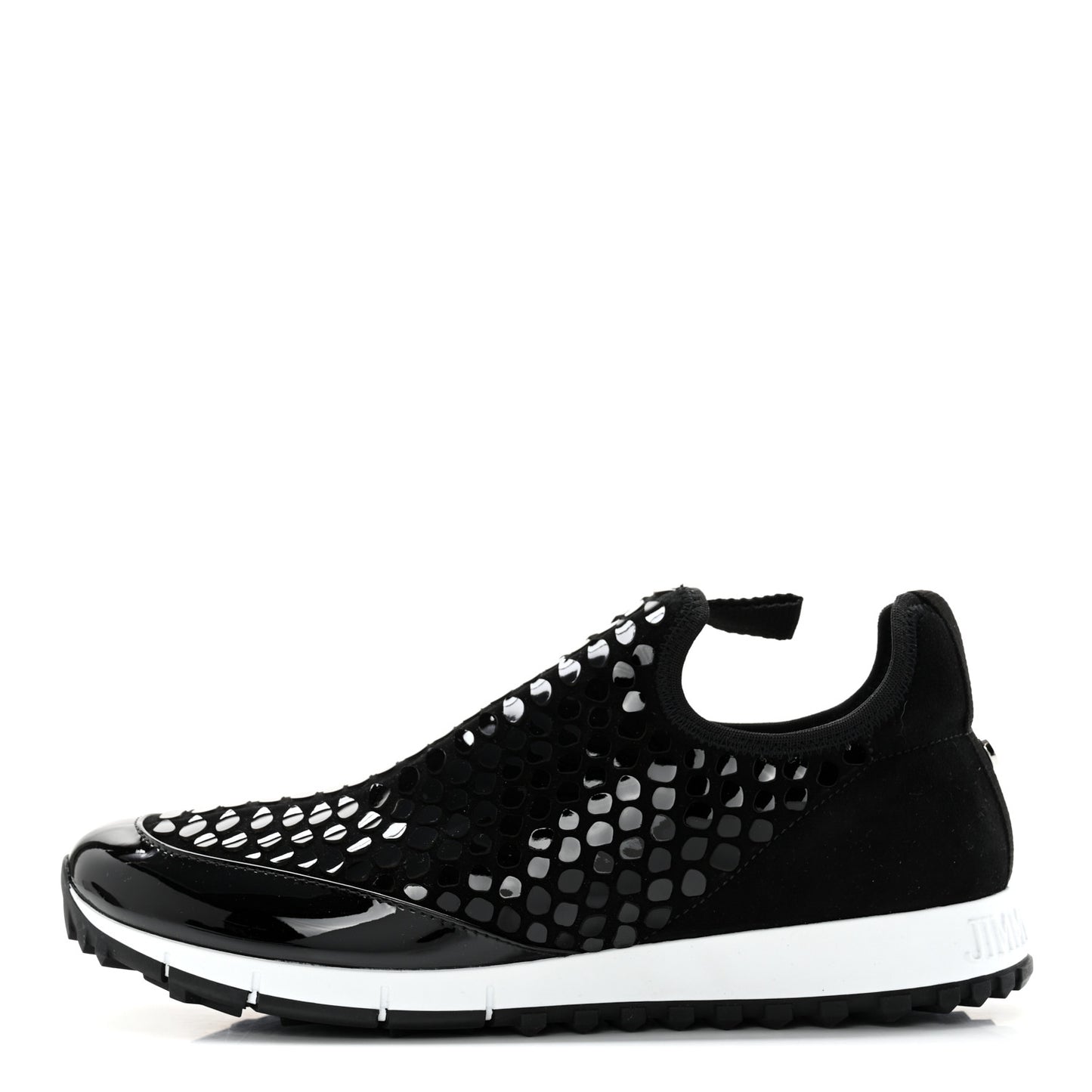 Patent Suede Montana Slip-On Sneakers 40 Black