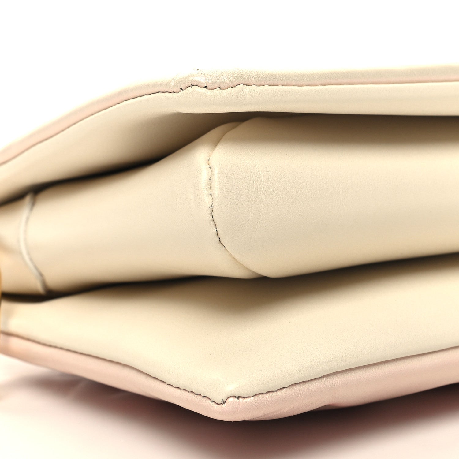 Louis Vuitton Pearlescent Lambskin Embossed Monogram Coussin PM Beige Rose 10 of 11