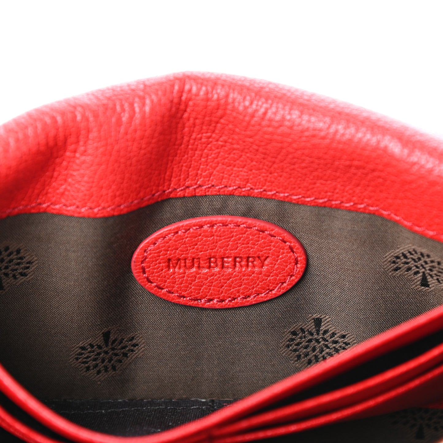 Grainy Print Valentines Heart Bayswater Clutch Wallet Tomato Red