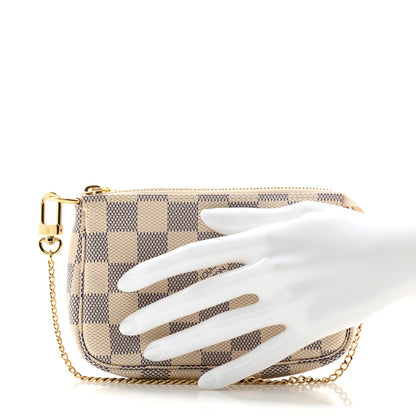 Louis Vuitton Damier Azur Mini Pochette Accessories 2 of 8