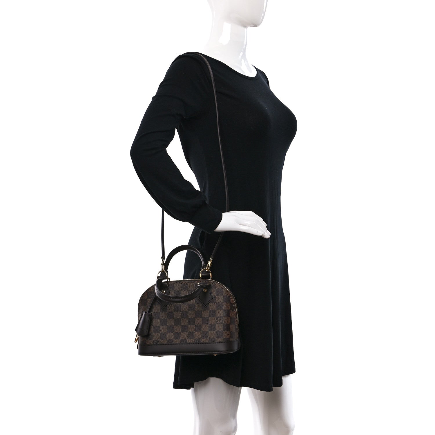 Louis Vuitton Damier Ebene Alma BB 2 of 8