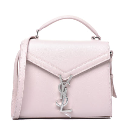 Saint Laurent Grain de Poudre Mini Classic Monogram Cassandra Top Handle Marble Pink 1 of 8