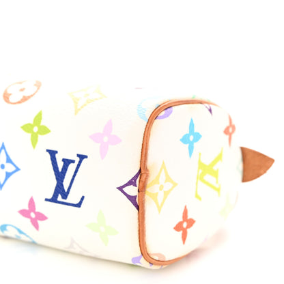 Louis Vuitton Monogram Multicolor Mini Sac HL Speedy White 9 of 9