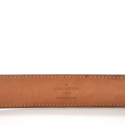 Louis Vuitton Damier Ebene Tresor Belt 80 32 4 of 8